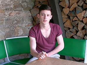 Young Cute Boy - Outdoor Webcam Part1