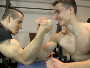 Arm Wrestling, Gut Punching, Shirt Rip