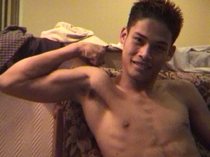 Angelo in Thailand - Flexing and Body Worship